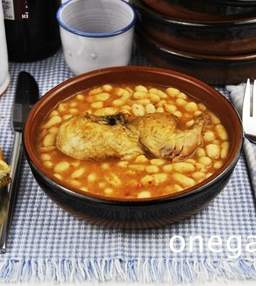Alubias blancas con codornices