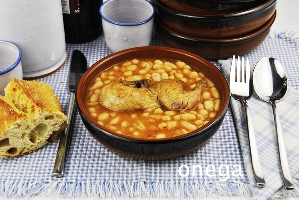 Alubias blancas con codornices