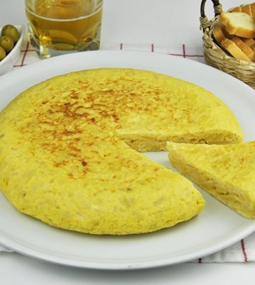 tortilla de patata light